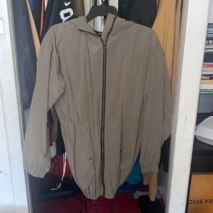 Olive trench coat from forever 21